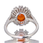 ���L�V�R�Y�t�@�C�A�I�p�[�� 1.3ct �_�C�������h 0.9ct �v���`�i �����O(�w��)