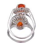 ���L�V�R�Y�t�@�C�A�I�p�[�� 1.3ct �_�C�������h 0.9ct �v���`�i �����O(�w��)