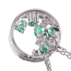 �G�������h 0.3ct �_�C�������h �z���C�g�S�[���h �l�b�N���X