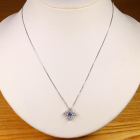 �A�E�C�i�C�g 0.13ct �_�C�������h 0.3ct �v���`�i �l�b�N���X