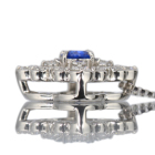 �A�E�C�i�C�g 0.13ct �_�C�������h 0.3ct �v���`�i �l�b�N���X