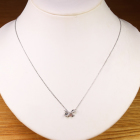 �s���N�_�C�������h 0.055ct/FP/SI2 �_�C�������h �v���`�i �l�b�N���X