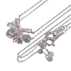 �s���N�_�C�������h 0.055ct/FP/SI2 �_�C�������h �v���`�i �l�b�N���X