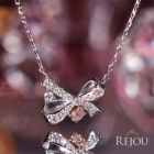 �s���N�_�C�������h 0.055ct/FP/SI2 �_�C�������h �v���`�i �l�b�N���X