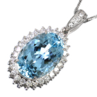 �T���^�}���A�A�N�A�}���� ��15ct �_�C�������h 1.1ct �v���`�i �l�b�N���X