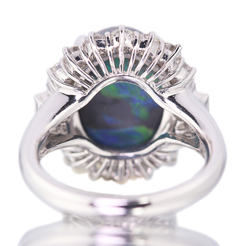 ☆新春スーパーセール☆＜新作＞「SIZUKU」ブラックオパール 5.6ct