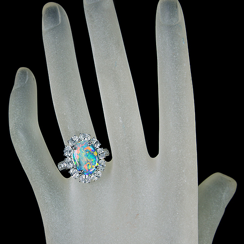 ☆新春スーパーセール☆＜新作＞「SIZUKU」ブラックオパール 3.5ct