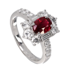 �~�����}�[�Y(�r���}�Y)����M�s�W�����u���b�h���r�[ 1.1ct �_�C�������h 1.37ct �v���`�i �_�C�������h �����O(�w��)