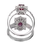 �~�����}�[�Y(�r���}�Y)����M�s�W�����u���b�h���r�[ 1.1ct �_�C�������h 1.37ct �v���`�i �_�C�������h �����O(�w��)