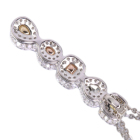 5�J���[�_�C�������h 0.36ct �_�C�������h 0.2ct �v���`�i �C�G���[�S�[���h �s���N�S�[���h �l�b�N���X