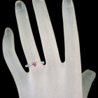 �n�[�g�V�F�C�v����M�s���N�T�t�@�C�A 0.35ct �_�C�������h �v���`�i �����O(�w��)