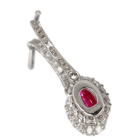 ���r�[ 0.4ct �_�C�������h 0.3ct �v���`�i �s�A�X