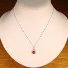 ���ԎX�� ��0.5ct �_�C�������h �v���`�i �l�b�N���X