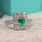 �G�������h�i�m���I�C���j 0.5ct �_�C�������h 1.1ct �v���`�i �����O(�w��)