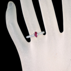 ���b�h�x���� 0.28ct �_�C�������h 0.47ct �v���`�i �����O(�w��)