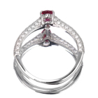 ���b�h�x���� 0.28ct �_�C�������h 0.47ct �v���`�i �����O(�w��)