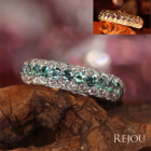 �A���L�T���h���C�g 0.5ct �_�C�������h 0.6ct �v���`�i �����O(�w��)