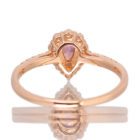 �p�p���`�A�T�t�@�C�A 0.3ct �_�C�������h 0.3ct �s���N�S�[���h �����O(�w��)