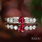 ����M�s�W�����u���b�h���r�[ 0.3ct �n�[�g�A���h�L���[�s�b�h�_�C�������h(H&C) �v���`�i �����O(�w��)