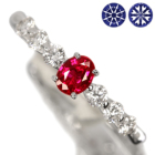 ����M�s�W�����u���b�h���r�[ 0.3ct �n�[�g�A���h�L���[�s�b�h�_�C�������h(H&C) �v���`�i �����O(�w��)