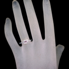 �p�p���`�A�T�t�@�C�A 0.14ct �_�C�������h 0.4ct �v���`�i �����O(�w��)