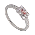 �p�p���`�A�T�t�@�C�A 0.14ct �_�C�������h 0.4ct �v���`�i �����O(�w��)