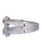 �p�p���`�A�T�t�@�C�A 0.14ct �_�C�������h 0.4ct �v���`�i �����O(�w��)