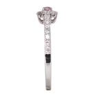 �p�p���`�A�T�t�@�C�A 0.14ct �_�C�������h 0.4ct �v���`�i �����O(�w��)