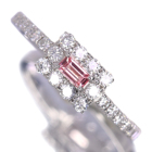 �p�p���`�A�T�t�@�C�A 0.14ct �_�C�������h 0.4ct �v���`�i �����O(�w��)