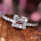 �p�p���`�A�T�t�@�C�A 0.14ct �_�C�������h 0.4ct �v���`�i �����O(�w��)