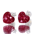 �ySIZUKU�z���r�[ 4.86ct ���[�Y�J�b�g�_�C�������h 0.18ct �z���C�g�S�[���h �s�A�X