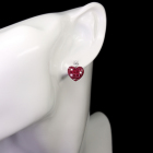 �ySIZUKU�z���r�[ 4.86ct ���[�Y�J�b�g�_�C�������h 0.18ct �z���C�g�S�[���h �s�A�X