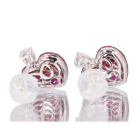 �ySIZUKU�z���r�[ 4.86ct ���[�Y�J�b�g�_�C�������h 0.18ct �z���C�g�S�[���h �s�A�X