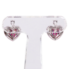 �ySIZUKU�z���r�[ 4.86ct ���[�Y�J�b�g�_�C�������h 0.18ct �z���C�g�S�[���h �s�A�X