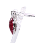 �ySIZUKU�z���r�[ 4.86ct ���[�Y�J�b�g�_�C�������h 0.18ct �z���C�g�S�[���h �s�A�X