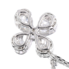 �ySIZUKU�z���[�Y�J�b�g�_�C�������h 0.24ct �_�C�������h 0.19ct �v���`�i �l�b�N���X