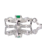 �ySIZUKU�z�G�������h ��0.1ct ���[�Y�J�b�g�_�C�������h 0.53ct �_�C�������h 0.16ct �v���`�i �l�b�N���X