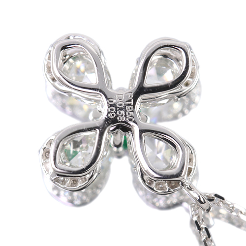 SIZUKU」エメラルド 約0.1ct ローズカットダイヤモンド 0.53ct