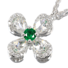 �ySIZUKU�z�G�������h ��0.1ct ���[�Y�J�b�g�_�C�������h 0.53ct �_�C�������h 0.16ct �v���`�i �l�b�N���X