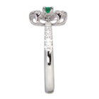 �ySIZUKU�z�G�������h ��0.1ct ���[�Y�J�b�g�_�C�������h 0.35ct �_�C�������h 0.23ct �v���`�i �����O(�w��)