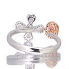 �ySIZUKU�z�p�p���`�A�T�t�@�C�A 0.2ct ���[�Y�J�b�g�_�C�������h 0.33ct �_�C�������h 0.16ct �v���`�i �����O(�w��)