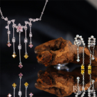 �C�G���[�_�C�������h 0.113ct/0.102ct/FIY/SI2 �_�C�������h�v���`�i �C�G���[�S�[���h �s�A�X