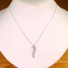 �u���W���Y�p�C���o�g���}���� 0.07ct �_�C�������h 0.4ct �z���C�g�S�[���h �l�b�N���X