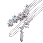 �u���W���Y�p�C���o�g���}���� 0.07ct �_�C�������h 0.4ct �z���C�g�S�[���h �l�b�N���X