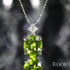 �y���h�b�g 3.6ct �_�C�������h �z���C�g�S�[���h �l�b�N���X