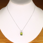 �y���h�b�g 3.6ct �_�C�������h �z���C�g�S�[���h �l�b�N���X