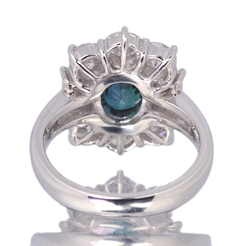 アレキサンドライト 2.0ct ダイヤモンド 1.8ct プラチナ リング(指輪