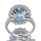 �T���^�}���A�A�N�A�}���� 5.6ct ���[�Y�J�b�g�_�C�������h 0.6ct �v���`�i �����O(�w��)