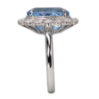 �T���^�}���A�A�N�A�}���� 5.6ct ���[�Y�J�b�g�_�C�������h 0.6ct �v���`�i �����O(�w��)