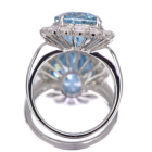 �T���^�}���A�A�N�A�}���� 5.6ct ���[�Y�J�b�g�_�C�������h 0.6ct �v���`�i �����O(�w��)